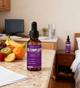 Organic Tangerine Flavor All 8 <strong>Vitamins</strong> B Complex Liquid Drops - Supports Energy Metabolism Hair Skin Care &amp; Healthy <strong>Digestion</strong> - Product Image 4