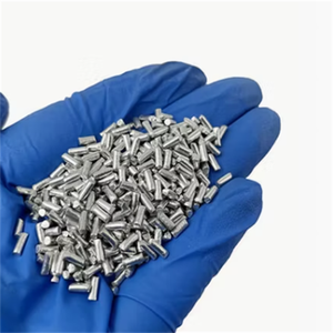Advanced 99.9% Purity Tin Sn Metal Pellets Stannum Tin Metal Granules 1mm-6mm Diameter <b>Silver</b> Gray for <b>Soldering</b> Electronics - Product Image 6