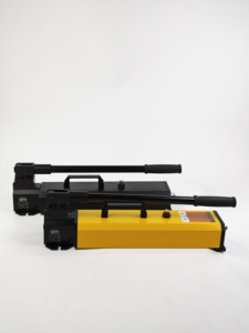 ชุดปั๊มไฮดรอลิกแบบแมนนวล Vit-w เทียบเท่า Enerpac Vp-80 ถังน้ำมันอะลูมิเนียมความจุ 2300 ซม. แบบสองสปีด แอคชั่นเดี่ยว เหมาะสำหรับ - Product Image 3
