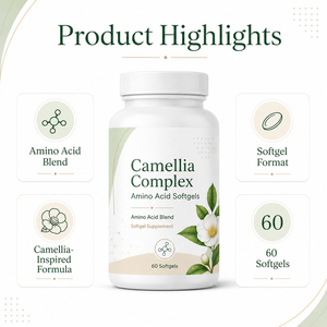 Complexe B hydrosoluble de qualité supérieure, acides aminés complets, 80 %, capsules molles stimulant l'énergie pour l'entraînement, durée de conservation de 2 ans, flacon personnalisable - Product Image 4