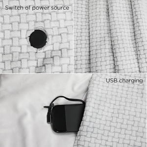 Yatak kraliçe elektrikli taşınabilir ısıtma pil atmak direnci boyutu ped kamp açık makine Usb ısıtmalı battaniye - Product Image 4