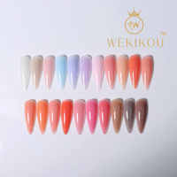 Gel pour ongles sans chaleur avec logo personnalisé, couleurs scintillantes, rose, nude, sans HEMA, sans brûlure, auto-nivelant, constructeur de gel pour ongles durs en pot
