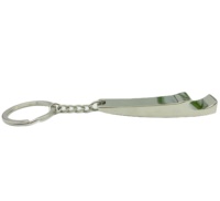 Cadeaux promotionnels, ouvre-bouteille porte-clés en alliage de zinc couleur bronze antique, durable, avec design personnalisé