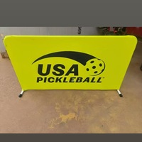 Valla Publicitaria Modular para Estadios de Alta Calidad, Personalizable, para Niños, de 140x75 cm, Panel Tubular Conectable para Cancha de Pickleball