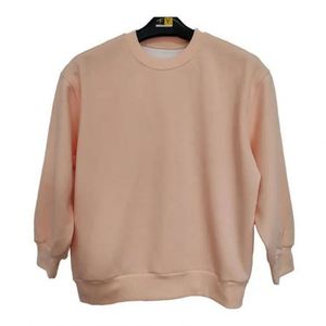 เสื้อฮู้ดสเวตเชิ้ตคอกลมสำหรับผู้หญิงแบบมีซับในสำหรับฤดูหนาว พิมพ์ลายปักโลโก้ตามสั่ง ODM - Product Image 1
