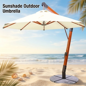 Parasol de plage rond vintage en <span class=keywords><strong>paille</strong></span> de chaume, style cabane hawaïenne, ensemble parasol de plage - Product Image 2