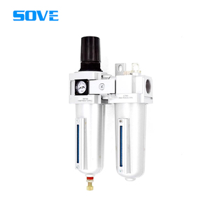 Separador de Agua y Aceite de Aire FRL50, Entrada de 6 Puntos, Combinación de Tres Puntos, Filtración de Precisión, Válvula Reguladora de Presión de Aire - Product Image 4
