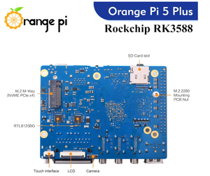 Aismartlink <span class=keywords><strong>Orange</strong></span> Pi 5 Plus 16 Go Rockchip RK3588 Ordinateur 8 cœurs Décodage vidéo 8K <span class=keywords><strong>Carte</strong></span> de développement open source Nouveau produit - Product Image 2