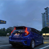 Aileron de coffre arrière en plastique ABS non peint, couleur apprêt, accessoires de voiture pour Honda Fit Jazz 2014 2015 2016 2017