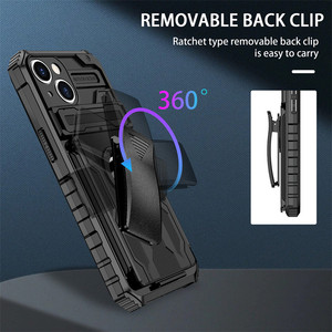 Per <span class=keywords><strong>iPhone</strong></span> 16 15 14 13 12 <span class=keywords><strong>11</strong></span> <span class=keywords><strong>Pro</strong></span> Plus XS XR 8 custodia antiurto Clip da cintura custodia custodia custodia per cavalletto - Product Image 5