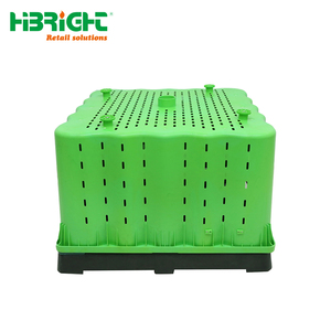 Agricultura Jumbo Tamaño Nestable 780 litros gran caja de paletas de plástico para verduras y frutas - Product Image 2