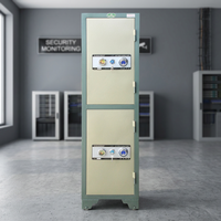 Coffre-fort domestique BDI Safety Steel Cabinet HSS K500 E Or Bleu en acier inoxydable de 1 mm avec serrure à combinaison et à clé