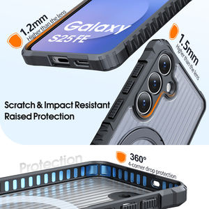 Casing penutup bening transparan asli dudukan magnetik Putar Anti selip 360 tahan guncangan untuk <span class=keywords><strong>Samsung</strong></span> <span class=keywords><strong>Galaxy</strong></span> S25 FE S25 Ultra - Product Image 5