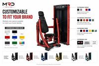 Máquina de Press de Pecho con Peso Ajustable MRD, Equipo de Entrenamiento de Fuerza