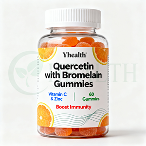 Yhealth Natuurlijk Voedingssupplement Quercetine Gedroogd 120 Vegetarische Capsules Quercetine Capsules met Bromelaïne - Product Image 2