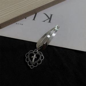 YANE yeni kızlar donanım saç aksesuarları hakkında kalp saç tokası serin stilleri BB klip kenar klip trendy - Product Image 5