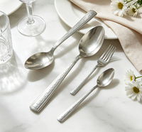 Collection de Vaisselle de Table en Acier Inoxydable 410 Poli Miroir Doré pour Banquets et Traiteurs – Vente Flash en Gros