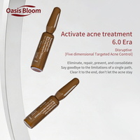 Ampoule de traitement rapide de l'acné OEM/ODM sous marque privée pour peaux grasses avec thé vert et peptides pour réparer les marques d'acné