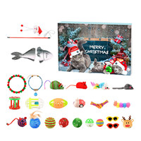 Boîte de Noël Chiens Chats Jouets Ensemble Avec Différents Styles Pet Jouets de Noël