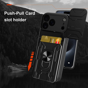 Chống sốc Side PC Bìa ống kính máy ảnh với Hide khe cắm thẻ Cover quay lại từ vòng điện thoại trường hợp đối với iPhone 17 Pro Max 17 không khí 16 15 - Product Image 6