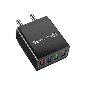 Ấn độ pin sạc 18W 10W USB Type-C sạc du lịch <span class=keywords><strong>Adapter</strong></span> cho Ấn Độ Bộ sạc đa cổng cho điện thoại di động OEM nhà máy giá - Product Image 3
