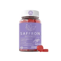 Complément alimentaire en gommes à l'extrait de safran avec Rhodiola, mélisse et GABA pour renforcer l'immunité, favoriser le sommeil et améliorer l'humeur