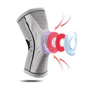 Rodilleras de compresión de <span class=keywords><strong>menisco</strong></span> resistentes con soporte <span class=keywords><strong>medial</strong></span> rotuliano para deportes como baloncesto correr incluye protección para el codo - Product Image 2