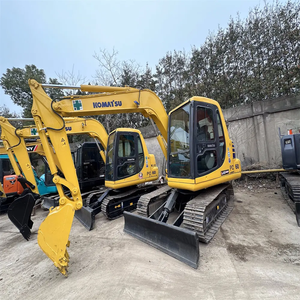 Miniexcavadora Komatsu PC60 usada de alta calidad japonesa, 6 toneladas de capacidad multifuncional con motor y caja de cambios a la venta - Product Image 5