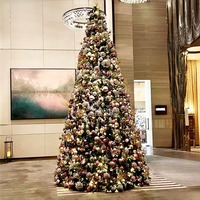 Vente en gros d'arbres de Noël en pin floqué, modernes, de haute qualité, faits à la main, pliables, légers, écologiques, 120-240 cm, effet neige blanche