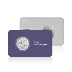 BU <strong>UK</strong> 50 TIE Fighter bar Brilliant Packaging Mint Release Unique Lenticular Coin Plastic Clamshell Case - Product Image 5