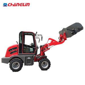 Changlin OEM Système hydrostatique de qualité supérieure Charge nominale de 800 kg Tracteurs compacts chinois Mini chargeuse sur pneus - Product Image 1