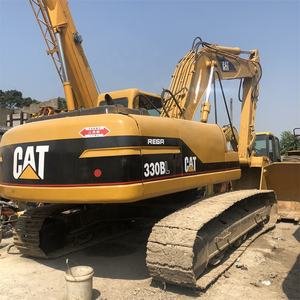 Excavatrice sur chenilles hydraulique Caterpillar 330BL d'occasion de haute qualité, 30 tonnes, avec moteur, pompe, faible nombre d'heures de travail, prix attractif - Product Image 5