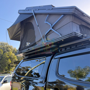 Tienda de campaña para techo de coche, Panel Solar de carcasa dura, plegable, 4x4, todoterreno, Tente De Toit Voiture para acampar, tienda de techo de tela Oxford - Product Image 6