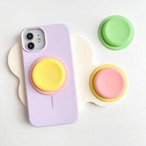 Soporte Magnético para Teléfono Móvil, Anillo de Agarre para Teléfono, Soporte para Anillo de Dedo con Imán, con Parte Superior Redonda de Silicona - Product Image 5
