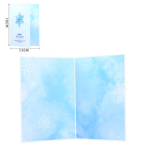 <span class=keywords><strong>Tarjetas</strong></span> de felicitación creativas bordadas a mano, precio barato, tarjeta de papel de Navidad pequeña ahuecada, tarjeta de Navidad y sobre a granel - Product Image 6