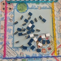 Jeu de Mahjong Authentique Américain de Luxe à 4 Niveaux Pliable pour 4 Joueurs, 160 Tuiles Modernes Portables en Acrylique de Haute Qualité pour Casino