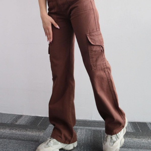 Thấp Moq Phụ Nữ Vận Chuyển Hàng Hóa Quần Của Phụ Nữ Giữa Tăng Giản Dị Thời Trang Hàng Hóa Quần Cộng Với Kích Thước Phụ Nữ Quần - Product Image 6