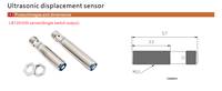Modul Sensor Jarak Ultrasonik Silinder LE Raun RS485 dengan Output Analog Switching Seri LB Perlindungan IP67 Berlapis Tembaga