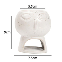 Brûleur d'huile essentielle de fonte de cire diffuseur d'arôme en céramique porte-bougie aromathérapie tarte assortie cire parfumée bougie chauffe-plat