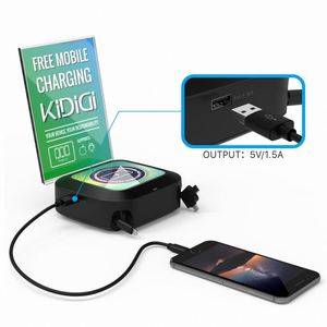 Portable pliable magnétique 3-en-1 Station de charge sans fil adaptateur d'alimentation support de téléphone portable électrique pour pratique - Product Image 3