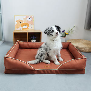 Lujo felpa suave calmante Donut perro cama Dropshipping lavable <span class=keywords><strong>Extra</strong></span> grande perro sofá gato redondo camas para mascotas - Product Image 1