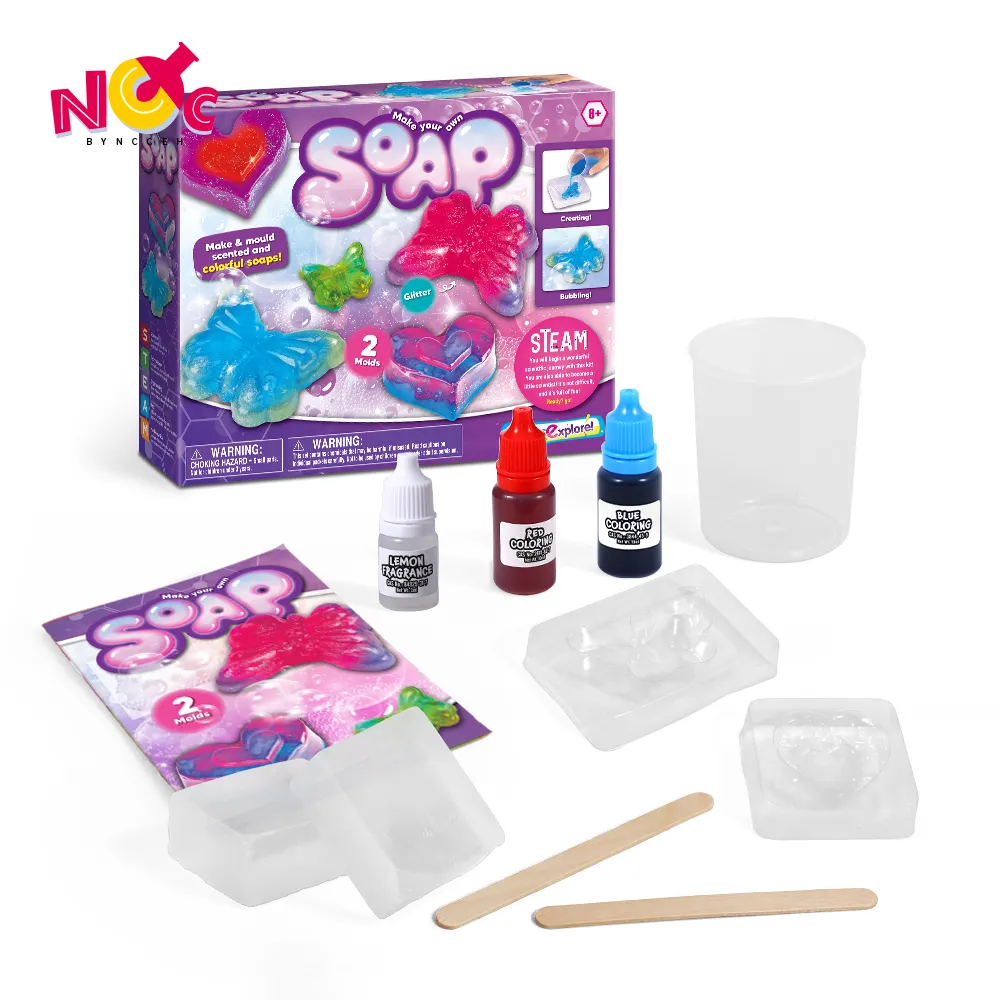 ByNCCeh חינוכיים ילדי מדע לחקור צעצועים אחרים לעשות משלך סבון diy מדע ערכות