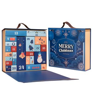 Nouveauté 2024 : Boîtes mystères du compte à rebours de Noël, Calendrier de l'Avent 24 jours, Boîte <span class=keywords><strong>surprise</strong></span>, Cadeaux de fête, Boîte cadeau, Matériaux recyclés, Carré - Product Image 6