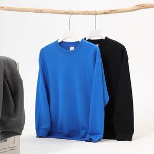 Sweat-shirt rétro en molleton épais 370G pour <span class=keywords><strong>homme</strong></span>, style américain, coupe ample, col rond, collection automne - Product Image 3