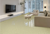 Peinture de sol autolissante en époxy colorée pour intérieur, résistante à l'usure et antidérapante, effet marbre