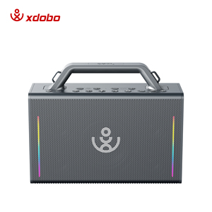 Xdobo Altavoz Portátil Inalámbrico de 200W con Micrófono, Luz RGB Rítmica, BT 5.3, Sonido para Karaoke Familiar, Subwoofer TF - Product Image 4