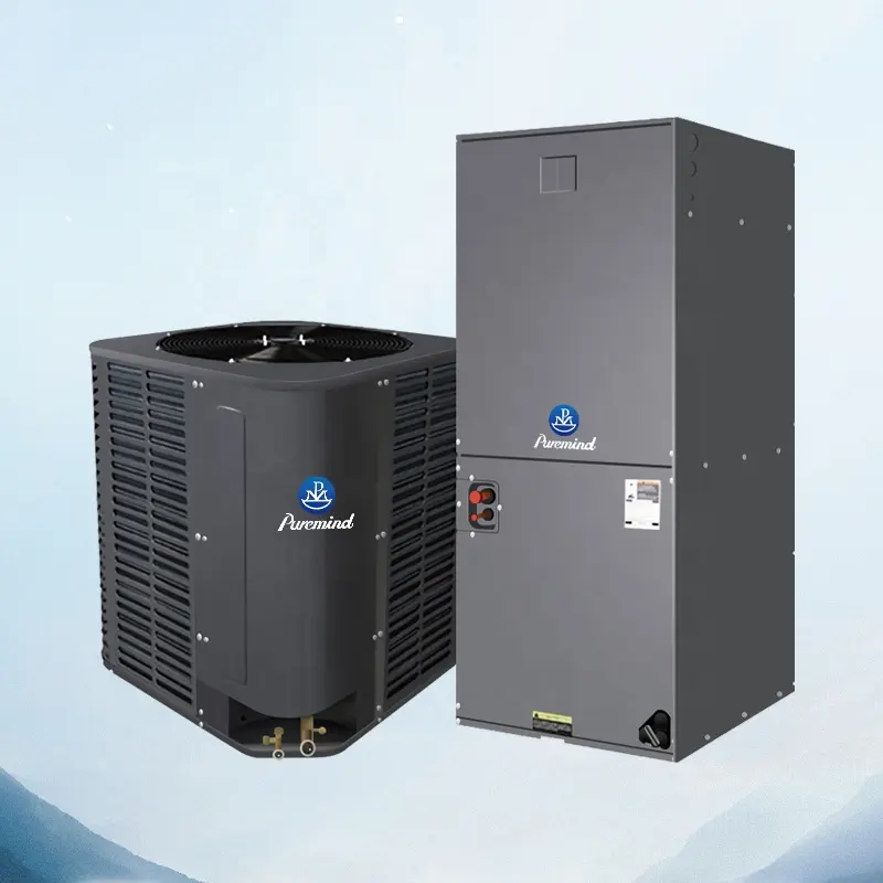 Puremind 18 seer Inverter bơm nhiệt không khí xử lý R410A 3ton 4ton 5ton ánh sáng thương mại điều hòa không khí đơn vị xử lý