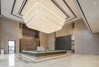 Iluminación Arquitectónica Moderna de Diseño Personalizado, Luces de Limpieza de Paredes, Luces de Contorno de Neón, Luces de Pared para Paisajes de Hoteles
