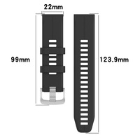 Bande de remplacement pour bracelet de montre Garmin Forerunner 935/945/955, bracelet en silicone pour Garmin, boucle en acier inoxydable
