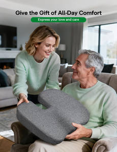 Office Chair Seat Cushions & Pillow Lumbar Support <b>Car</b> Back Support Memory Foam Woven Pillow Set Washable Cover - Product Image 6